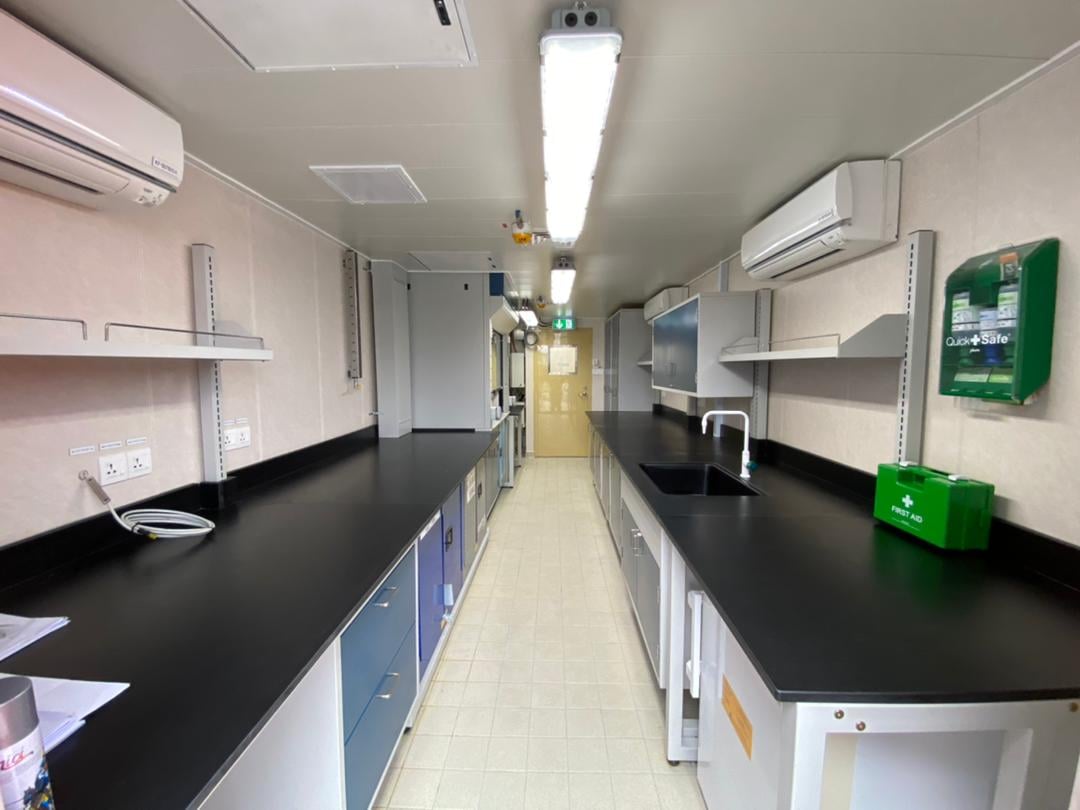 Laboratory in Container Kuala Lumpur(KL). Selangor, Malaysia
