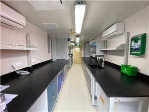 Laboratory in Container Kuala Lumpur(KL). Selangor, Malaysia